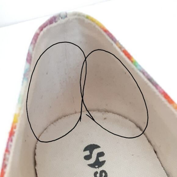 Superga Platform Sneakers Rainbow Neon Tie Dye Retro 70s Lace Up Womens 7 - Picture 9 of 11